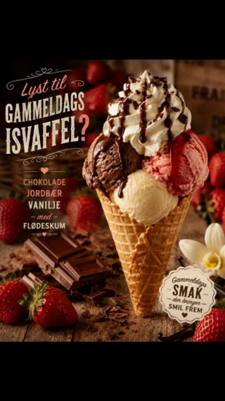 Gammeldags med flødeskum og syltetøj? Omg!!!😨